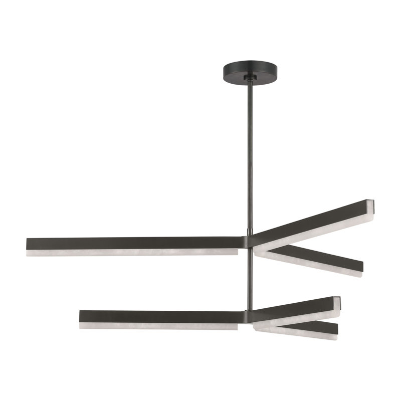 Linea LED Chandelier, Bronze