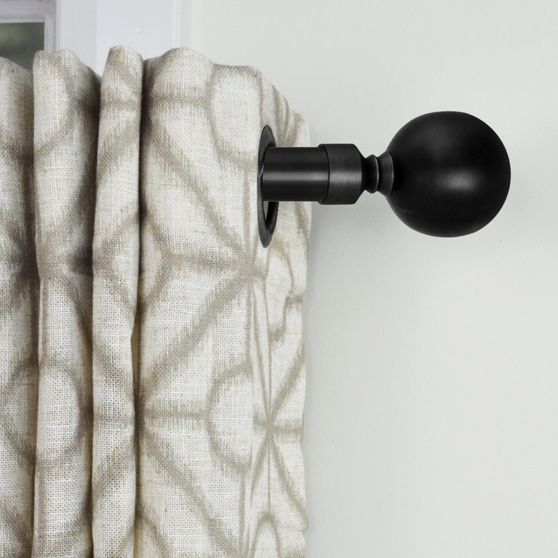Tringle à rideaux simple Shimaya, 48" - 86"