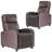 Recliner Sofa, Massage Couch, Glider Chair with Footrest and High Back-1409742701
