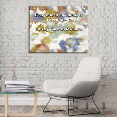 Artsy Quote By Christy Carlson Romano Gallery Wrapped Canvas
