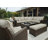 Evolo Rectangular Wicker Outdoor Coffee Table , 59'' in. W 35.5'' in. D