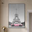 «Pink in the Cityscape Paris», reproduction d'art sur toile par Art Remedy-110316530-110316523-110316520