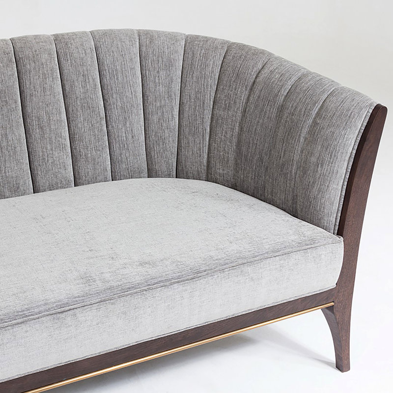 Channel Back Sofa-Silversmith, Silversmith