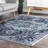 Doron Oriental Blue Area Rug-1595658781