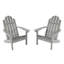 Chaise Adirondack en plastique Rialto-847293974
