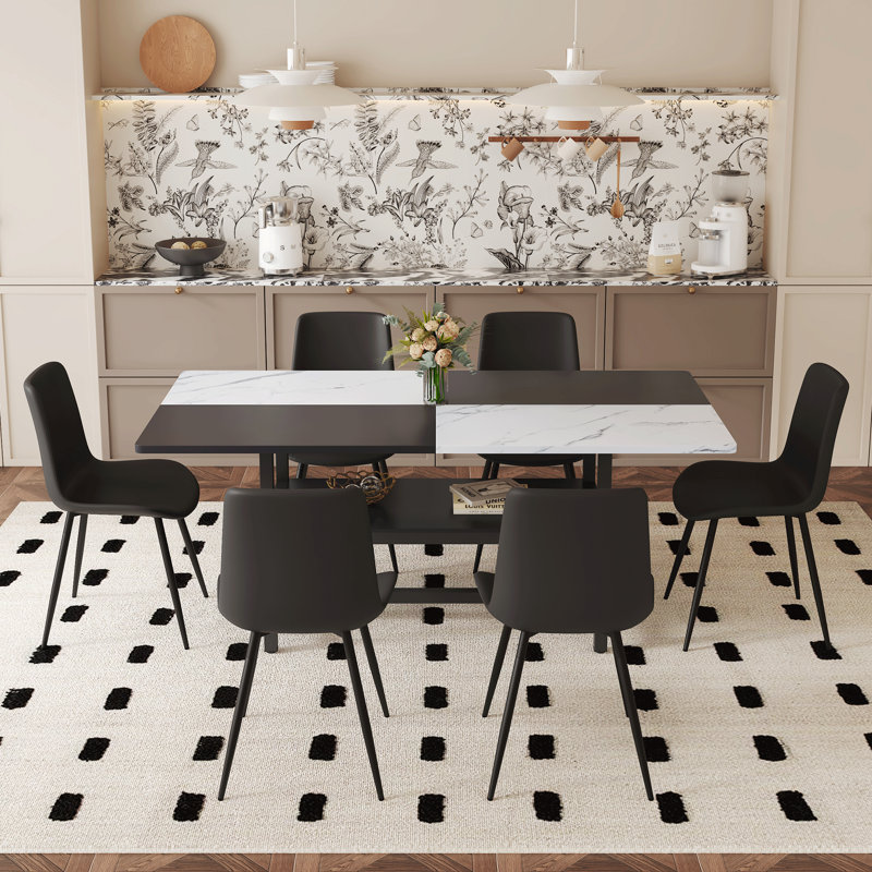 Versatile Dining Set Mdf Modern Home Dining And Gathering