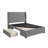 Mohawk Upholstered Wingback Storage Bed-765430714