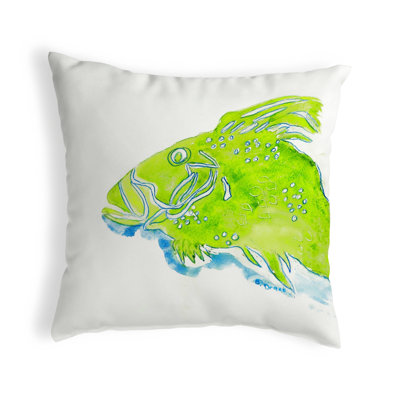 Fish Indoor/Outdoor Throw Pillow