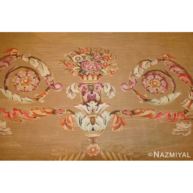 Grand tapis antique français Aubusson