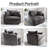 41''Modern Oversized Chenille 360° Swivel Accent Chair-2137959602