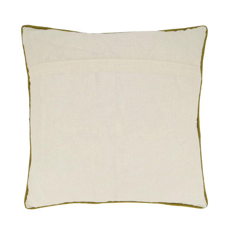 Coussin brodé arbre de Noël, housse seulement, Housse de coussin seulement - sans coussin, H 20 po x l 20 po