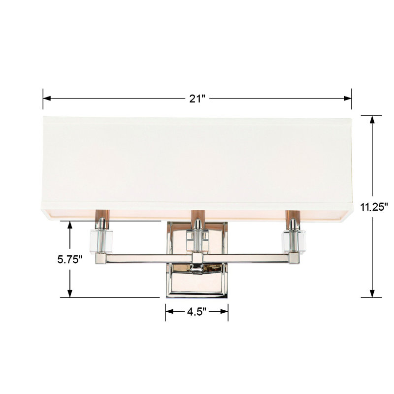 Plafonnier encastré 3 lumières Dunkelberger, Nickel poli