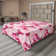 Ambesonne, drap plat floral pivoines, art botanique printanier