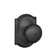 Plymouth Knob with Camelot Trim Bed and Bath Lock