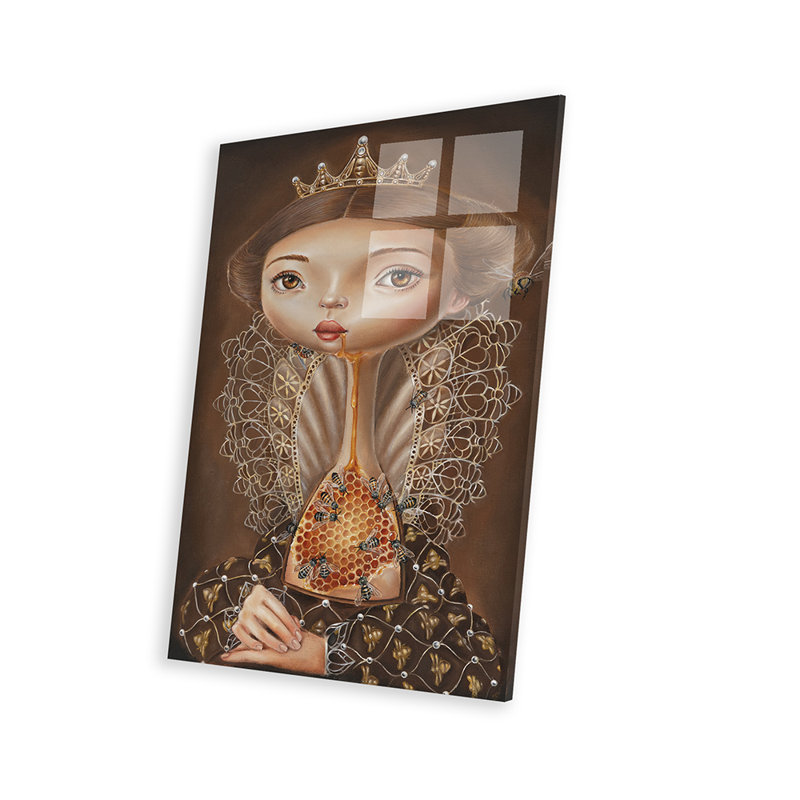 Queen Bee - peinture sans cadre
