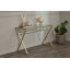 Hematite Glass Top Metal Base Writing Desk-1266871736-1266871687