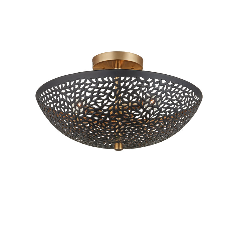 3 - Light LED Semi Flush Mount