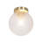 Prismatic 1-Light Flush Mount - Brushed Gold-767213062