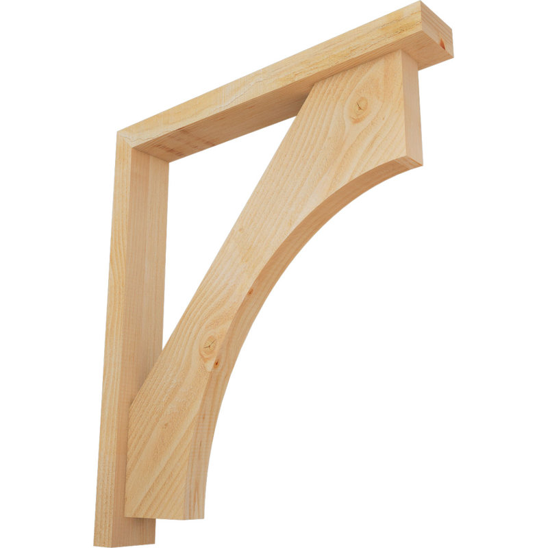 Support Westlake Block avec support décalé, 32 x 28, Sapin Douglas de l 4 po (scié brut)