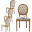 Ensemble de 4 chaises de salle à manger en bois massif de style français-1860685384-1871473055