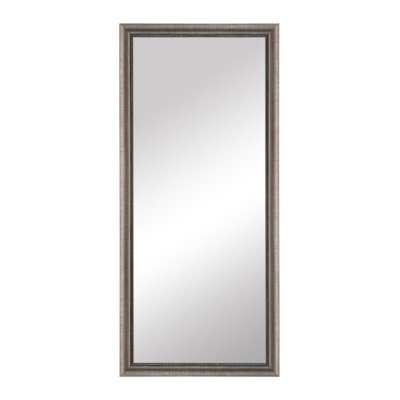 Collection Tolland, miroir pleine longueur, miroir de vestiaire idéal, verre True Reflections, cadre en bois, adossé au mur ou au mur