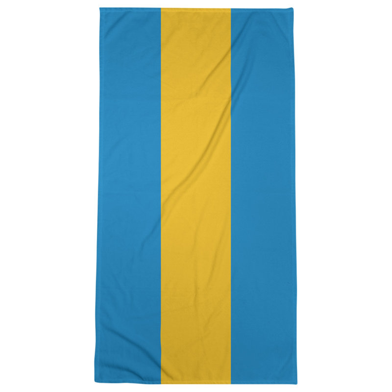 Microfiber Bath Towel, Tennessee Red Football Blue/Gold