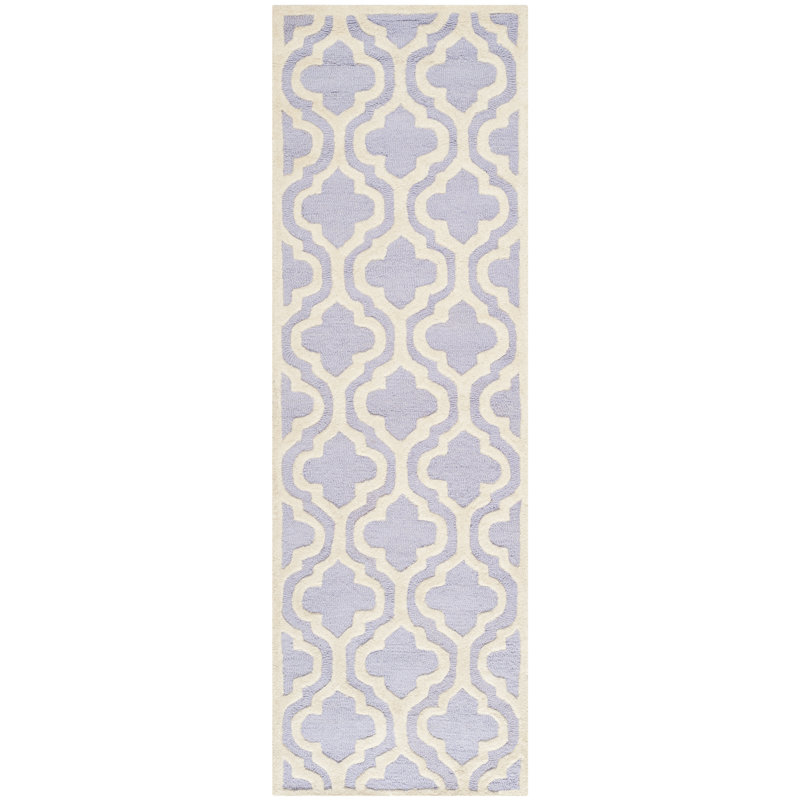 Cambridge Hand Tufted Wool Geometric Rug, Runner 2'6" x 8'