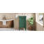 Armoire de salle de bain de style français 18 po avec rangement, solution pour petit espace avec lavabo en céramique, tablette réglable, charnières à fermeture en douceur