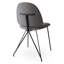 Chaise d'appoint Nostrand en gris