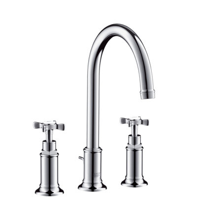AXOR Montreux Widespread Bathroom Sink Faucet 180 with Cross Handles
