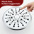 SUMERAIN Rain Bathroom Complete Shower System with 3 Setting Spray Handheld Shower, Shower Faucet Set with Slide Bar-113055988