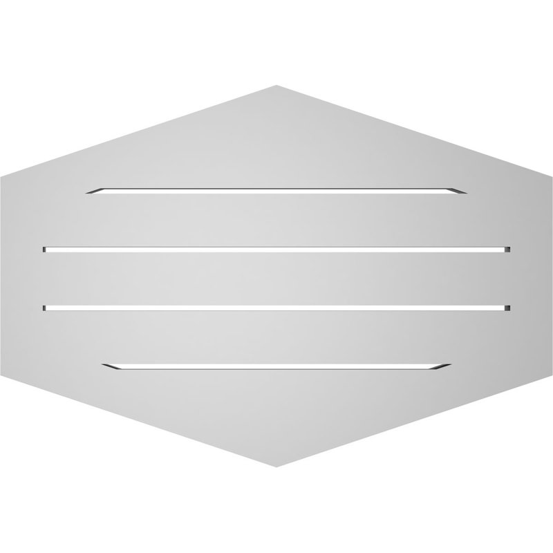 Pente verticale verticale en uréthane 4 pi, H 18 po x l 26 po x P 1,5 po