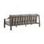 Canapé d'extérieur en aluminium brun Umbriax