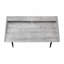 Bureau d'ordinateur avec tablettes de rangement-129224248