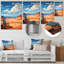Sunlit Serenity Desert Solitude - désert, art mural en métal-1358060007