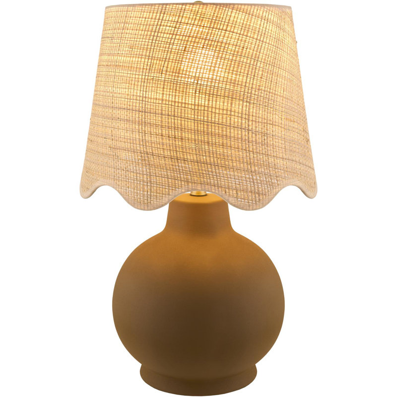 Ganza Table Lamp, Terracotta, Brown