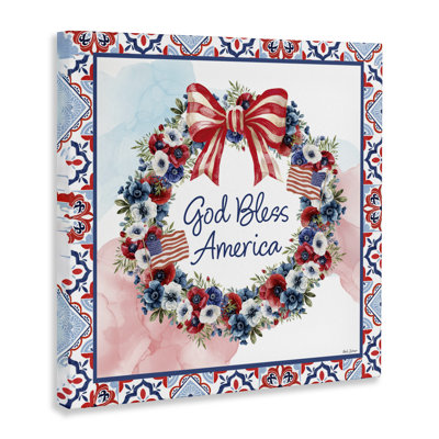 «God Bless America Wreath», conception par Nicole DeCamp