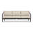 Delaine 83.25'' Wide Powder Coated Aluminum Patio Sofa with Cushions-70110075-70110071