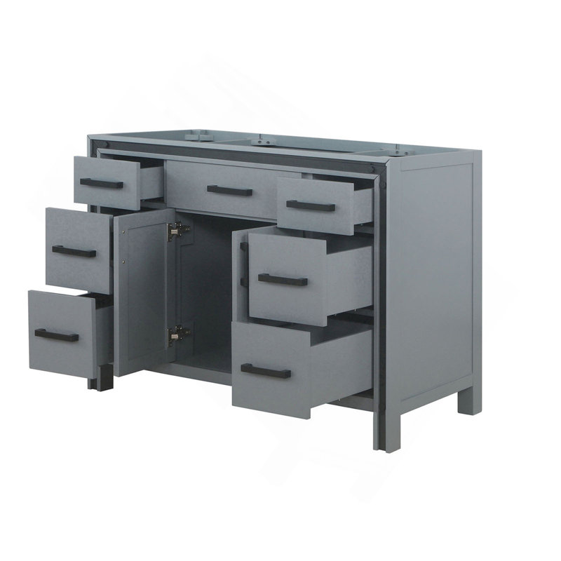 Meuble-lavabo gris foncé 48 po X P 22 po D