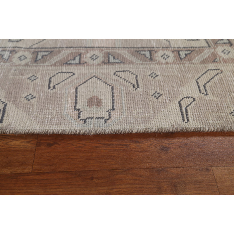Tapis persan Tabriz patiné à la main 6 x 9