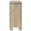 Commode de chambre à coucher à 6 tiroirs en chêne vieilli Sansome
