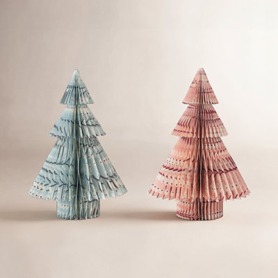 Berry Pattern Paper Honeycomb Table Tree