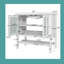Meuble-lavabo 36 po avec lavabo en céramique - tablette réglable, charnières à fermeture en douceur?-2082068512