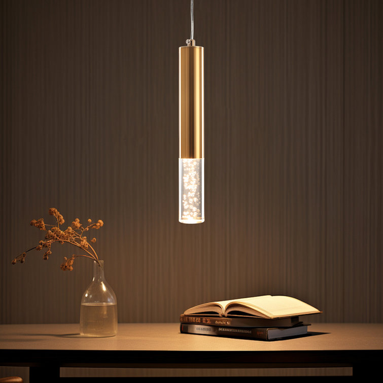 1 - Light Single Cylinder LED Pendant