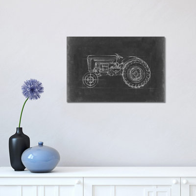 " Tractor Blueprint I " by Ethan Harper