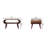 Solid Wood Single Coffee Table-1827085993