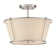 Pulito 3lt Convertible Semi-Flushmount/Pendant, Polished Nickel