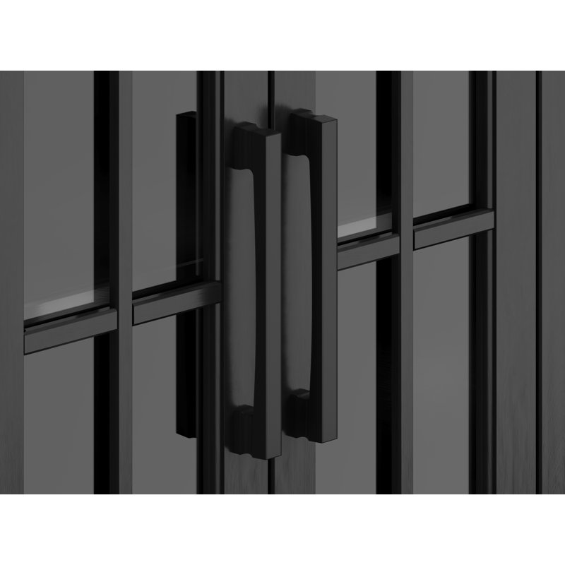 Brixham 96 inch TV Stand Console for TVs up to 100 inches, No Assembly Required, Two-Tone Finish