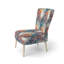 Heart Hearted Meditation Mediation - Chaise d'appoint rembourrée moderne et contemporaine