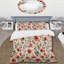 Mystic Red Garden Blooms Beauty II - Ensemble de housse de couette à motif floral-1100180401